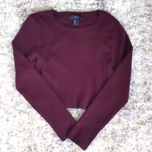 FOREVER 21 Cropped Sweater